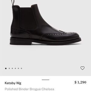 Church's Ketsby Wg polished binder Elegant Black Brogue Boots